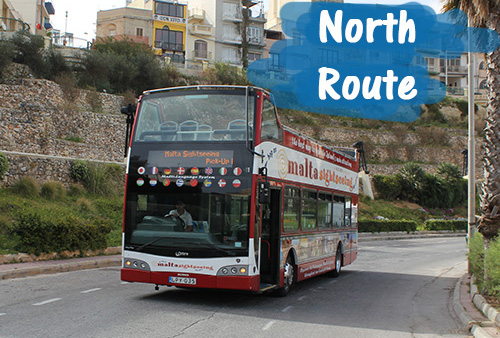 Parcourez lʹitinéraire nord en bus touristique