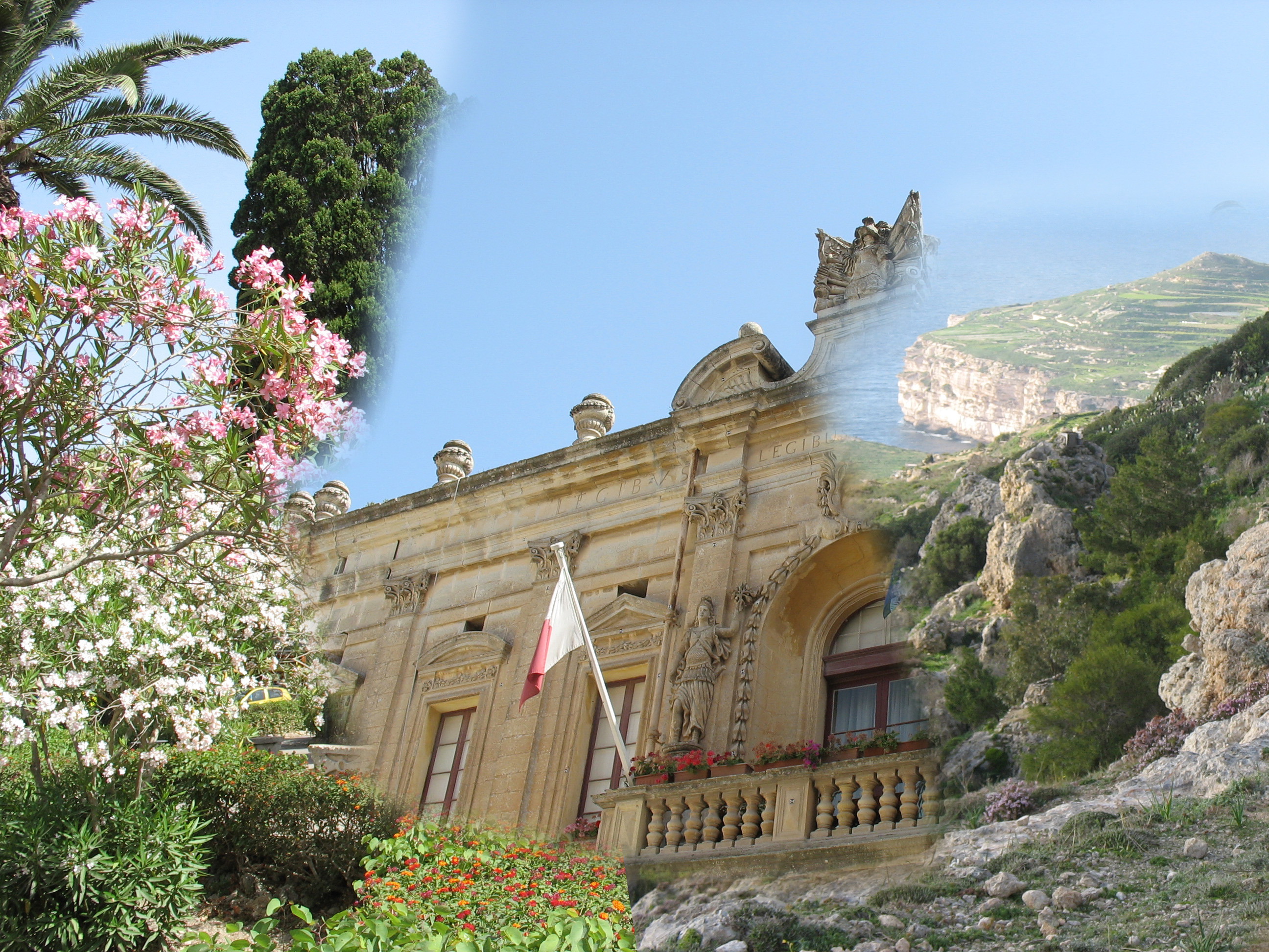 Half day tour to Palazzo Falson, Dingli, Clapham Junction & Buskett